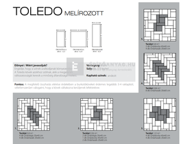 KK Kavics Toledo Térkő óriáskocka andezit 40x40 cm 8 cm KK Kavics Toledo Térkő óriáskocka andezit 40x40 cm 8 cm
