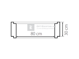KK Kavics Atlasz Aknamagasító gyűrű 80x30/9 cm KK Kavics Atlasz Aknamagasító gyűrű 80x30/9 cm