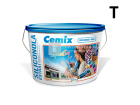 Cemix-LB-Knauf SiliconOla Extra Szilikon színezővakolat, dörzsölt 2 mm 4001 white 25 kg
