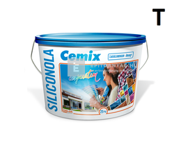 Cemix-LB-Knauf SiliconOla Extra Szilikon színezővakolat, kapart 1,5 mm 4001 white 25 kg