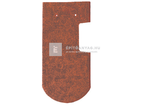 Tondach Hódfarkú ívesvágású szellőző alátétcserép bal koronafedés FusionProtect antik Tondach Hódfarkú ívesvágású szellőző alátétcserép bal koronafedés FusionProtect antik