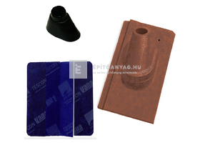 Tondach Kékes/Pilis egyenesvágású antennakivezető szett FusionProtect antik Tondach Kékes/Pilis egyenesvágású antennakivezető szett FusionProtect antik