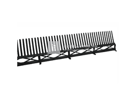 TF Fésűs eresz szellőzőelem antracit 3x6 cm x 1 m (25 mm x 1 m) TF Fésűs eresz szellőzőelem antracit 3x6 cm x 1 m (25 mm x 1 m)