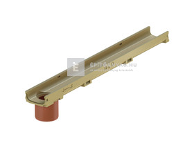 Aco SELF Euromini60 Polimerbeton folyókatest, alsó DN100 kiv. 1 m Aco SELF Euromini60 Polimerbeton folyókatest, alsó DN100 kiv. 1 m