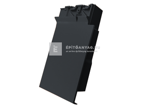 Creaton SIMPLA taréjszellőző szegélycserép jobb Nuance fekete matt engóbozott Creaton SIMPLA taréjszellőző szegélycserép jobb Nuance fekete matt engóbozott