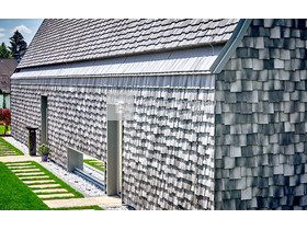 Tondach Karcolt Óvárosi Táska Alapcserép 19x44 cm Fusion Protect fehér-szürke antik Tondach Karcolt Óvárosi Táska Alapcserép 19x44 cm Fusion Protect fehér-szürke antik