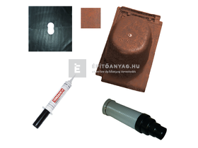 Tondach Figaro Deluxe csatornaszellőző szett FusionProtect antik Tondach Figaro Deluxe csatornaszellőző szett FusionProtect antik