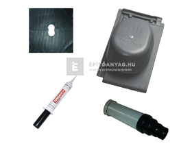 Tondach Figaro Deluxe csatornaszellőző szett FusionProtect gránit Tondach Figaro Deluxe csatornaszellőző szett FusionProtect gránit