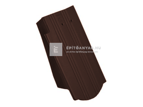 Tondach Kékes Plus Ívesvágású Szegőcserép bal sötétbarna Tondach Kékes Plus Ívesvágású Szegőcserép bal sötétbarna
