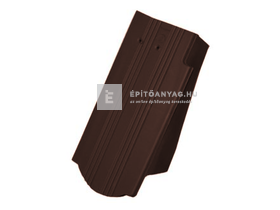 Tondach Kékes Plus ívesvágású szegőcserép jobb FusionProtect sötétbarna Tondach Kékes Plus ívesvágású szegőcserép jobb FusionProtect sötétbarna