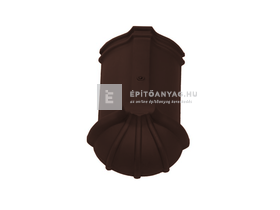 Tondach hornyolt kezdő gerinccserép FusionProtect sötétbarna (rögzítőcsavarral) Tondach hornyolt kezdő gerinccserép FusionProtect sötétbarna (rögzítőcsavarral)