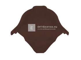 Tondach hornyolt hármas gerincelosztó elem FusionProtect sötétbarna (rögzítőcsavarral) Tondach hornyolt hármas gerincelosztó elem FusionProtect sötétbarna (rögzítőcsavarral)