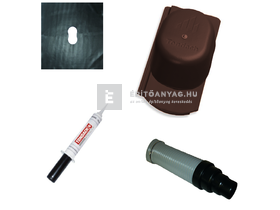 Tondach Kékes Plus ívesvágású csatornaszellőző szett FusionProtect sötétbarna Tondach Kékes Plus ívesvágású csatornaszellőző szett FusionProtect sötétbarna