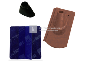 Tondach Kékes/Pilis ívesvágású antennakivezető szett FusionProtect antik Tondach Kékes/Pilis ívesvágású antennakivezető szett FusionProtect antik