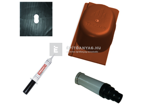 Tondach Kékes/Pilis/Pilis Max egyenesvágású csatornaszellőző szett FusionProtect piros Tondach Kékes/Pilis/Pilis Max egyenesvágású csatornaszellőző szett FusionProtect piros