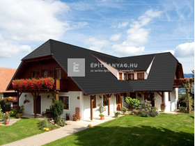 Tondach Kékes Plus Ívesvágású Alapcserép Fusion Protect antracit/fekete Tondach Kékes Plus Ívesvágású Alapcserép Fusion Protect antracit/fekete