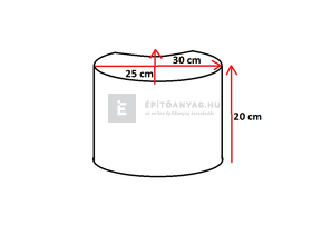 Viastein Lunetto Rézsükő barna 30x25x20 cm Viastein Lunetto Rézsükő barna 30x25x20 cm