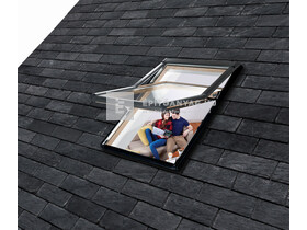 Roto WDF R79 H WD Fa felső 1/3 billenő tetőablak,hőszig.csom. 3r.üveg 05/07, 54x78 cm Roto WDF R79 H WD Fa felső 1/3 billenő tetőablak,hőszig.csom. 3r.üveg 05/07, 54x78 cm