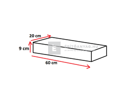 Semmelrock Rivago Kerítéselem Slim nagykő középszürke 60x20x9 cm Semmelrock Rivago Kerítéselem Slim nagykő középszürke 60x20x9 cm