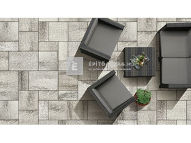 Semmelrock Umbriano Kombi térkő gránitszürke-fehér 6 cm Semmelrock Umbriano Kombi térkő gránitszürke-fehér 6 cm