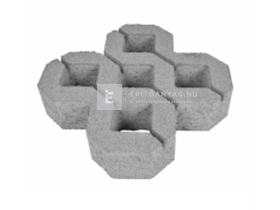 KK Kavics Dublin Gyeprácskő szürke 40x40 cm 8 cm KK Kavics Dublin Gyeprácskő szürke 40x40 cm 8 cm