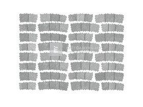 Semmelrock Arte Pest-Buda Kombi térkő íves kő platinaszürke 10 cm Semmelrock Arte Pest-Buda Kombi térkő íves kő platinaszürke 10 cm