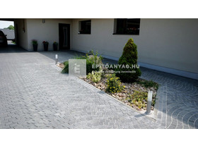 Semmelrock Arte Pest-Buda Kombi térkő íves kő platinaszürke 10 cm Semmelrock Arte Pest-Buda Kombi térkő íves kő platinaszürke 10 cm