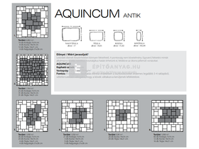 KK Kavics Project Aquincum Térkő kocka homok 14x14 cm 7 cm