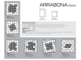 KK Kavics Arrabona Ódon Térkő tégla antracit 16x24 cm 8 cm KK Kavics Arrabona Ódon Térkő tégla antracit 16x24 cm 8 cm