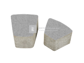 KK Kavics Prága Classic Térkő körív szürke 8 cm KK Kavics Prága Classic Térkő körív szürke 8 cm