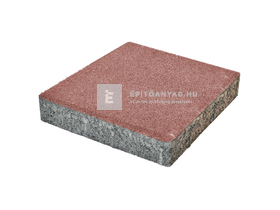 ABeton Borostyán térkő nagykocka vörös 30x30x6 cm ABeton Borostyán térkő nagykocka vörös 30x30x6 cm