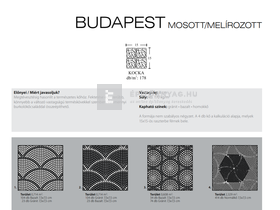 KK Kavics Budapest Térkő mixkő homokkő 8 cm KK Kavics Budapest Térkő mixkő homokkő 8 cm