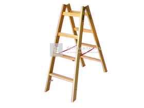 Fa festőlétra 4 fokos professzionális Fa festőlétra 4 fokos professzionális