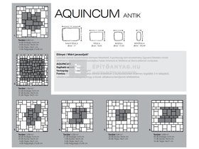 KK Kavics Aquincum Térkő nagytégla antracit 21x28 cm 7 cm KK Kavics Aquincum Térkő nagytégla antracit 21x28 cm 7 cm