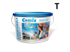 Cemix-LB-Knauf StrukturOla Primo Diszperziós színezővakolat, kapart 1,5 mm 4001 white 25 kg