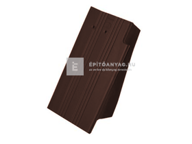 Tondach Kékes Plus egyenesvágású szegőcserép jobb FusionProtect sötétbarna Tondach Kékes Plus egyenesvágású szegőcserép jobb FusionProtect sötétbarna