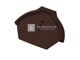 Tondach hornyolt gerinc kezdőelem FusionProtect sötétbarna Tondach hornyolt gerinc kezdőelem FusionProtect sötétbarna