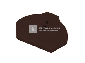 Tondach hornyolt gerinc lezáróelem FusionProtect sötétbarna Tondach hornyolt gerinc lezáróelem FusionProtect sötétbarna