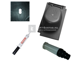 Tondach Inspira csatornaszellőző szett FusionProtect titán Tondach Inspira csatornaszellőző szett FusionProtect titán