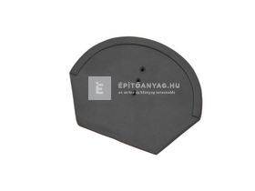 Tondach univerzális lekerekített gerinc kezdő- és lezáróelem FusionProtect titán+D64D6419:D6431 Tondach univerzális lekerekített gerinc kezdő- és lezáróelem FusionProtect titán+D64D6419:D6431