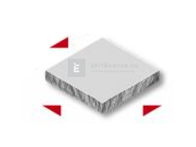 Viastein Mattone Tres Via+ Roppantott fedlap végelem antracit-fehér árnyalt 30x30x8 cm Viastein Mattone Tres Via+ Roppantott fedlap végelem antracit-fehér árnyalt 30x30x8 cm