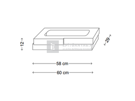 KK Kavics Manufaktúra Vezúv Támfal normálkő antracit 58/60x29x12 cm KK Kavics Manufaktúra Vezúv Támfal normálkő antracit 58/60x29x12 cm