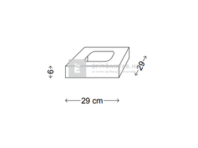 KK Kavics Manufaktúra Vezúv Támfal pillérelem 29x29x6 cm KK Kavics Manufaktúra Vezúv Támfal pillérelem 29x29x6 cm