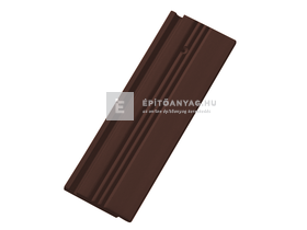 Tondach Kékes Plus egyenesvágású félcserép FusionProtect sötétbarna Tondach Kékes Plus egyenesvágású félcserép FusionProtect sötétbarna