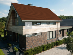 Tondach Kékes Plus egyenesvágású alapcserép FusionProtect rézbarna Tondach Kékes Plus egyenesvágású alapcserép FusionProtect rézbarna