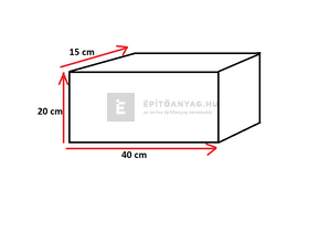Abeton Útszegély süllyesztett 15x20x40 cm (56 db/rkl) Abeton Útszegély süllyesztett 15x20x40 cm (56 db/rkl)