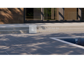 KK Kavics Manufaktúra Manhattan Lap, antracit 60x60x4 cm KK Kavics Manufaktúra Manhattan Lap, antracit 60x60x4 cm