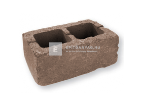 Leier Antik kerítéskő normálkő felezhető, sepia 20x40x20 cm Leier Antik kerítéskő normálkő felezhető, sepia 20x40x20 cm