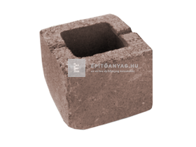 Leier Antik kerítéskő félkő sepia 20x20x20 cm Leier Antik kerítéskő félkő sepia 20x20x20 cm