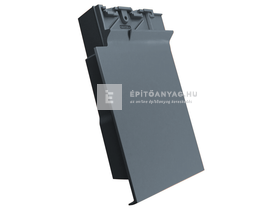 Creaton SIMPLA taréjszellőző szegélycserép bal Finesse palaszürke üvegmázas Creaton SIMPLA taréjszellőző szegélycserép bal Finesse palaszürke üvegmázas